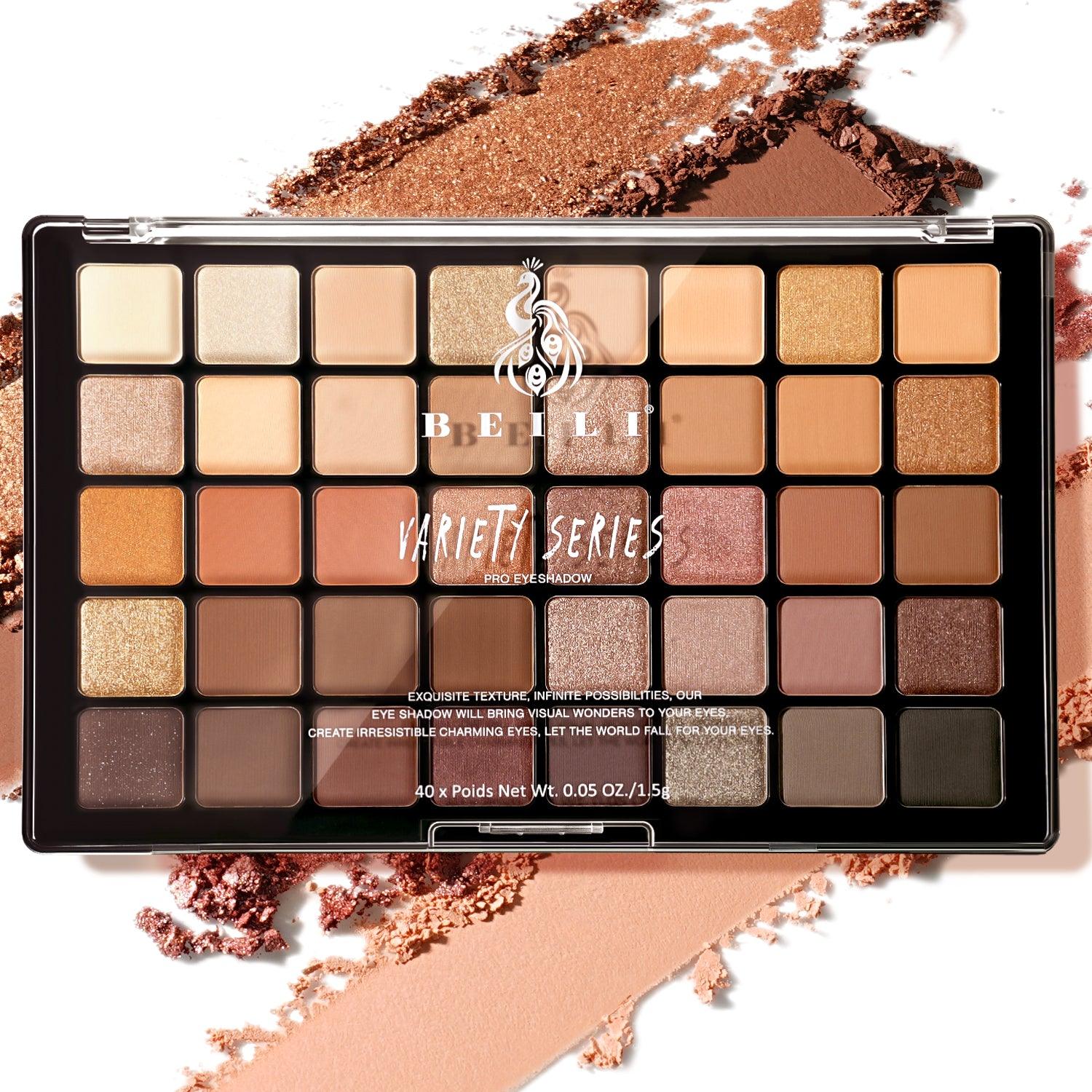 BEILI Neutral 40 Color Professional Eyeshadow Palette V100
