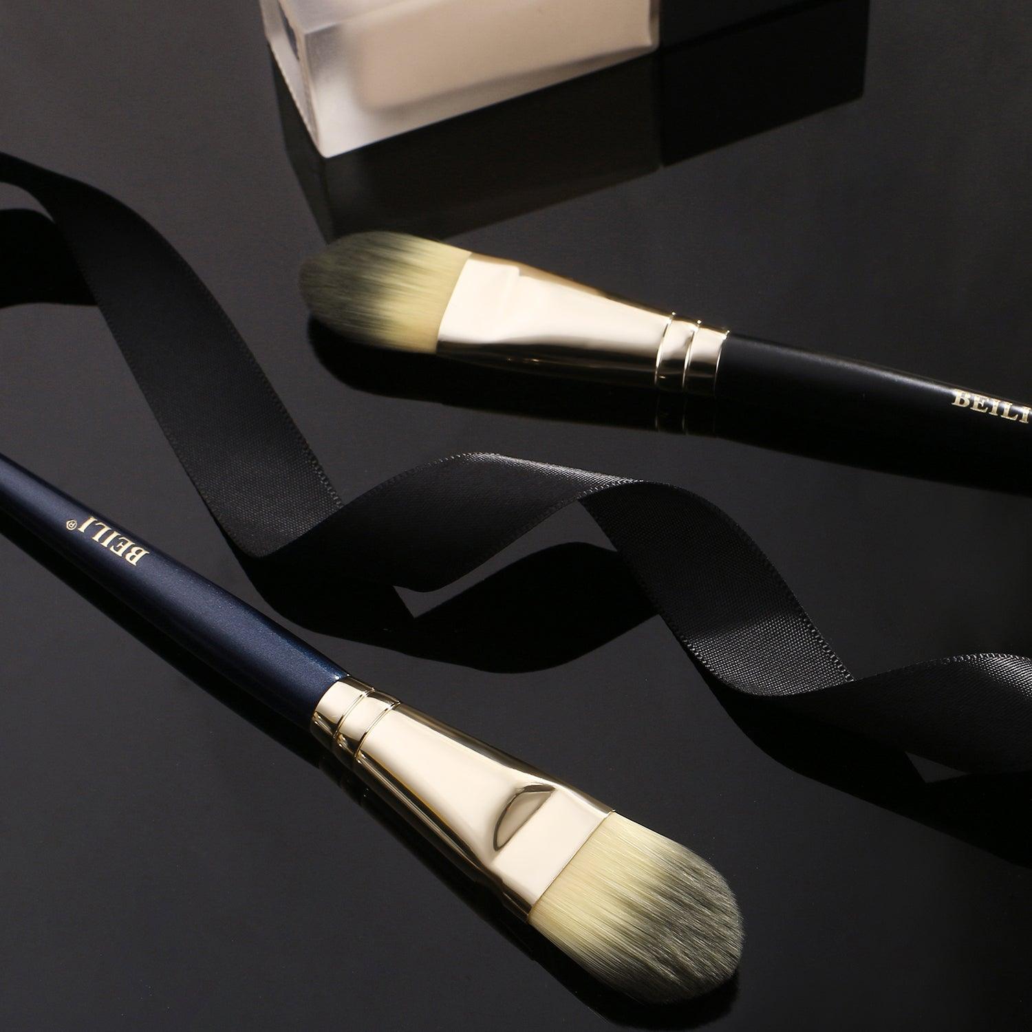 Premium Flat Foundation Makeup Brush, Mask Brush ,Concealer Brush, 2PC FD02 - BEILI Official Shop