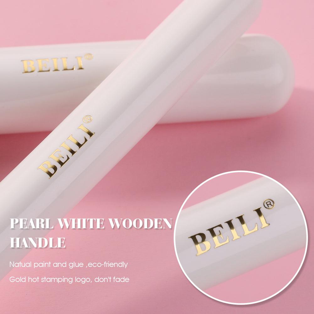 Pink Vegan Synthetic Professional Makeup Brush Set, White, 25Pcs WG25 - BEILI Official Shop