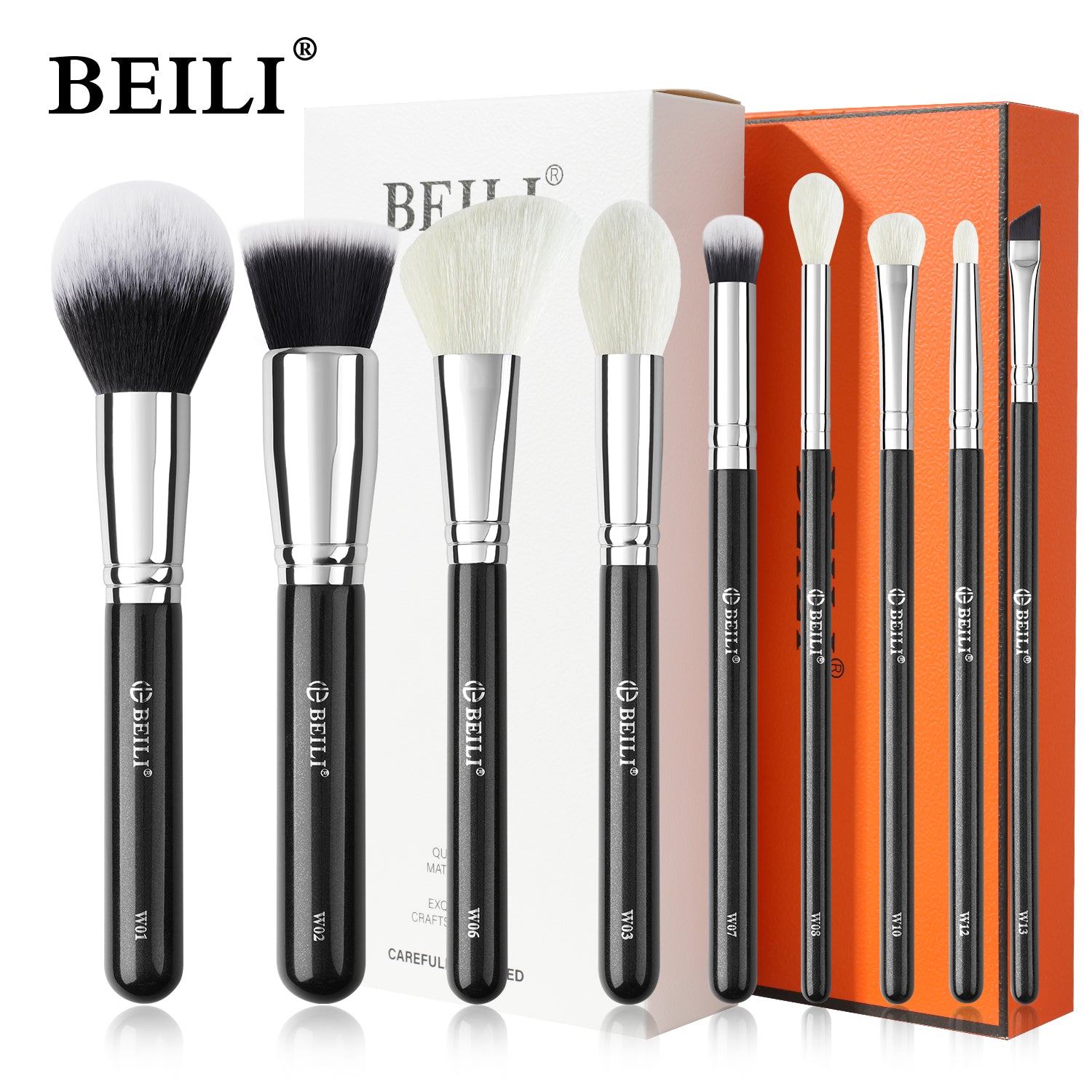 Water based paint makeup brush set(WZ9/WP9)