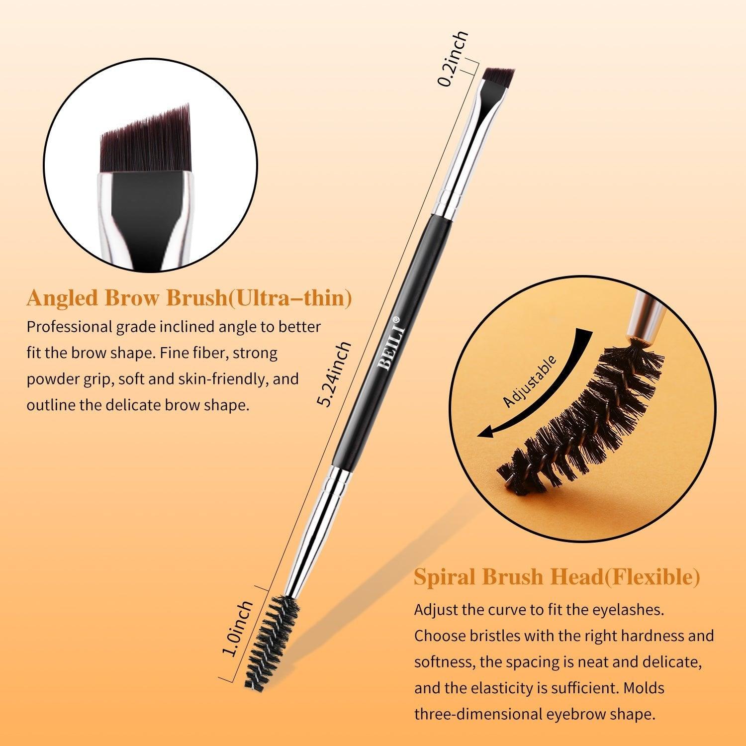 BEILI 1/2/3PCS Dual - head Eyebrow Eyelash Brush BA18 - BEILI Official Shop