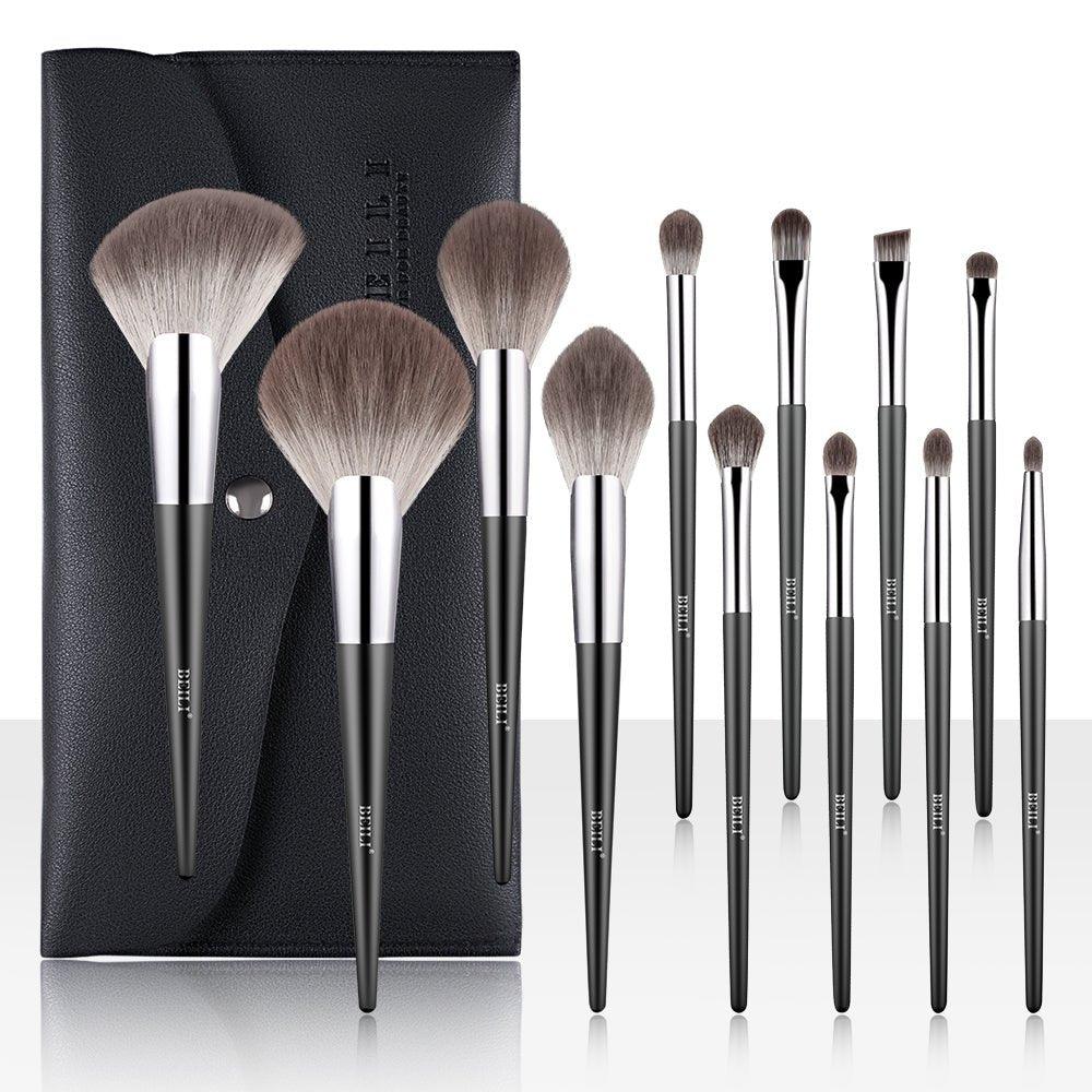 BEILI 12Pcs Premium Vegan Makeup Brushes Set BG12/BG12 With Bag - BEILI Official Shop