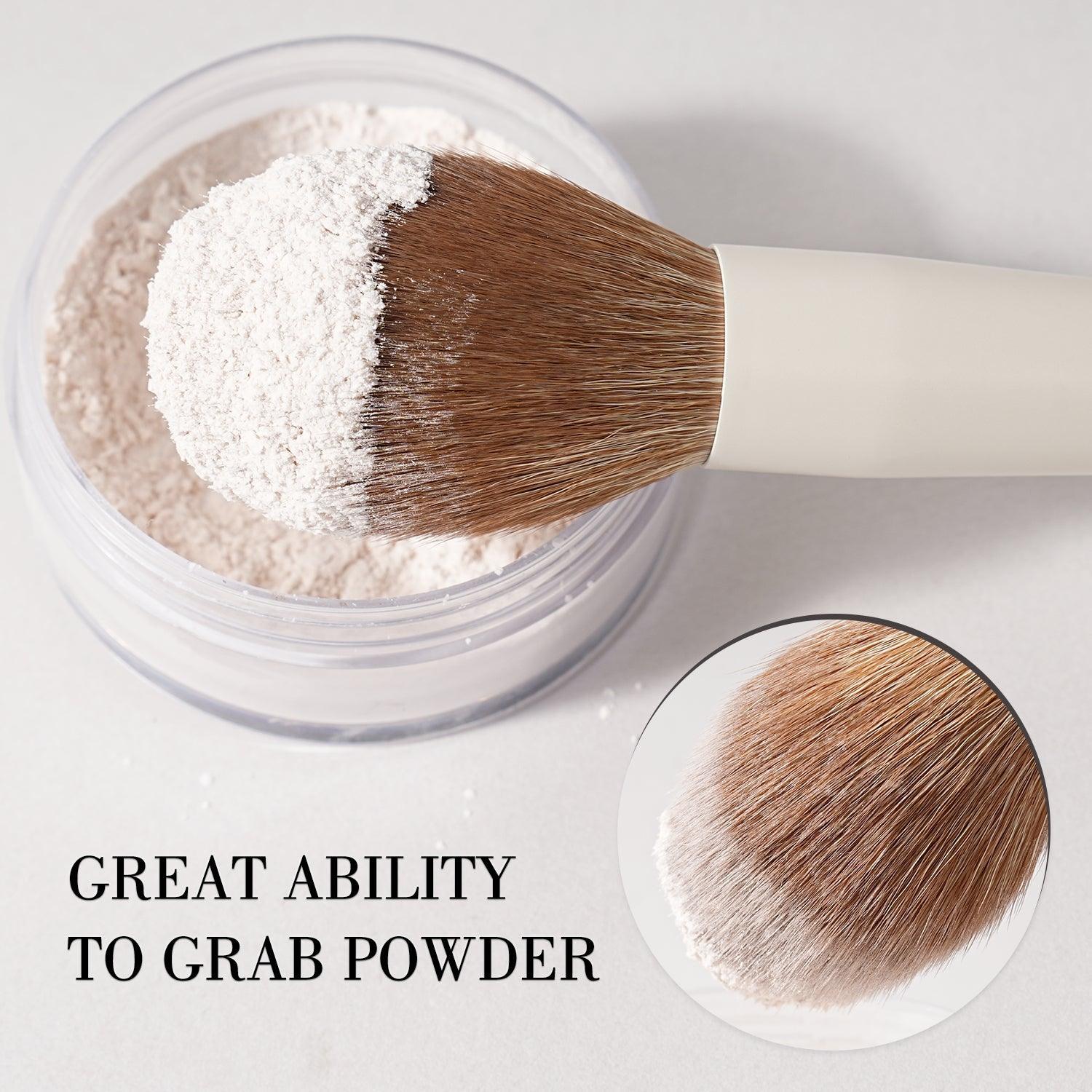 BEILI 15pcs Elegant Beige Face and Eye Makeup Brush Set A15 - BEILI Official Shop