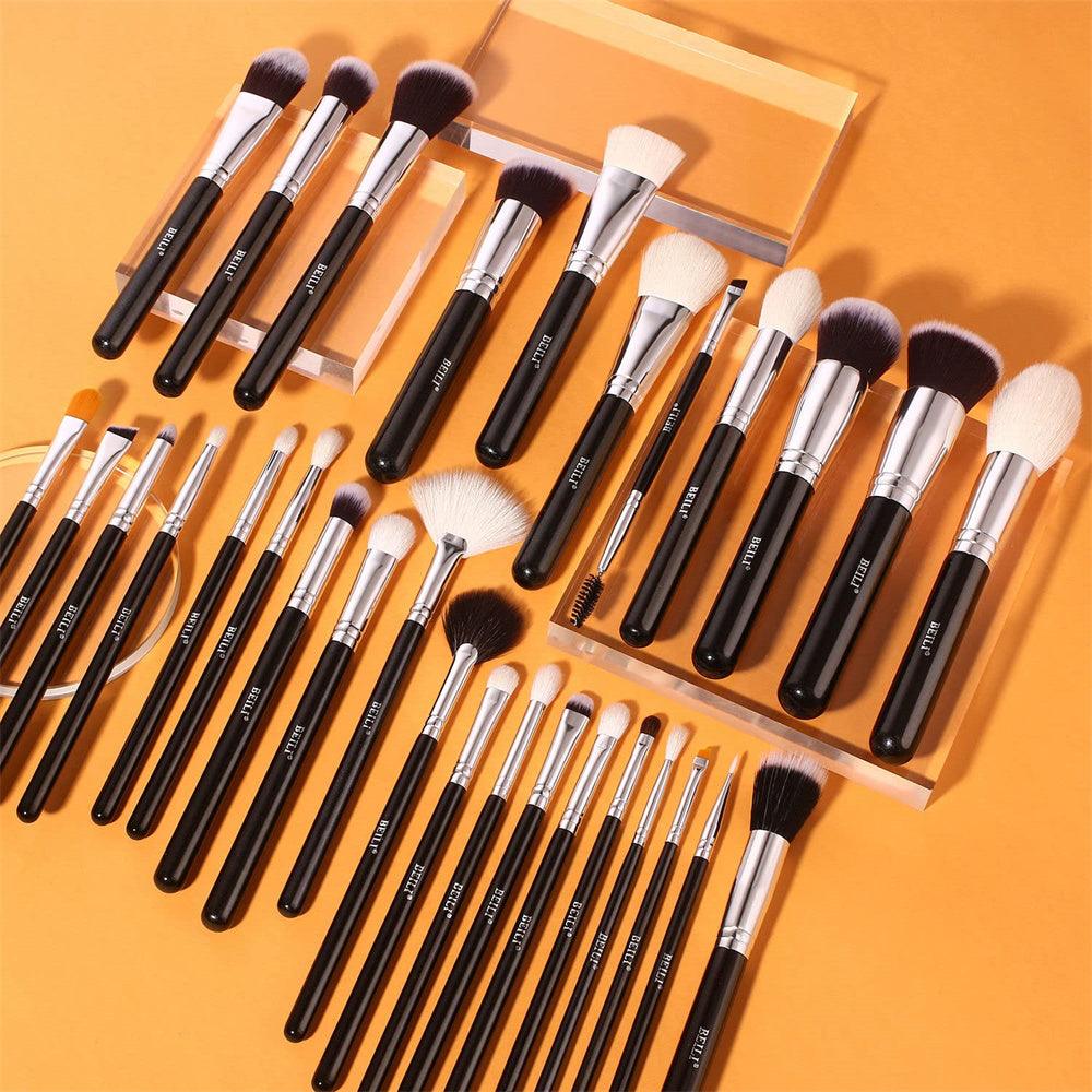 Black Professional Makeup Brush Set 30Pcs, Synthetic B30-S02 - BEILI Official Shop