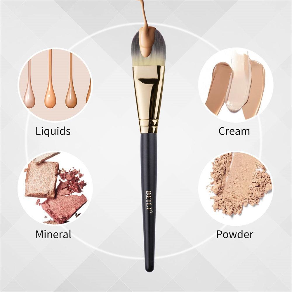 Premium Flat Foundation Makeup Brush, Mask Brush ,Concealer Brush, 2PC FD02 - BEILI Official Shop