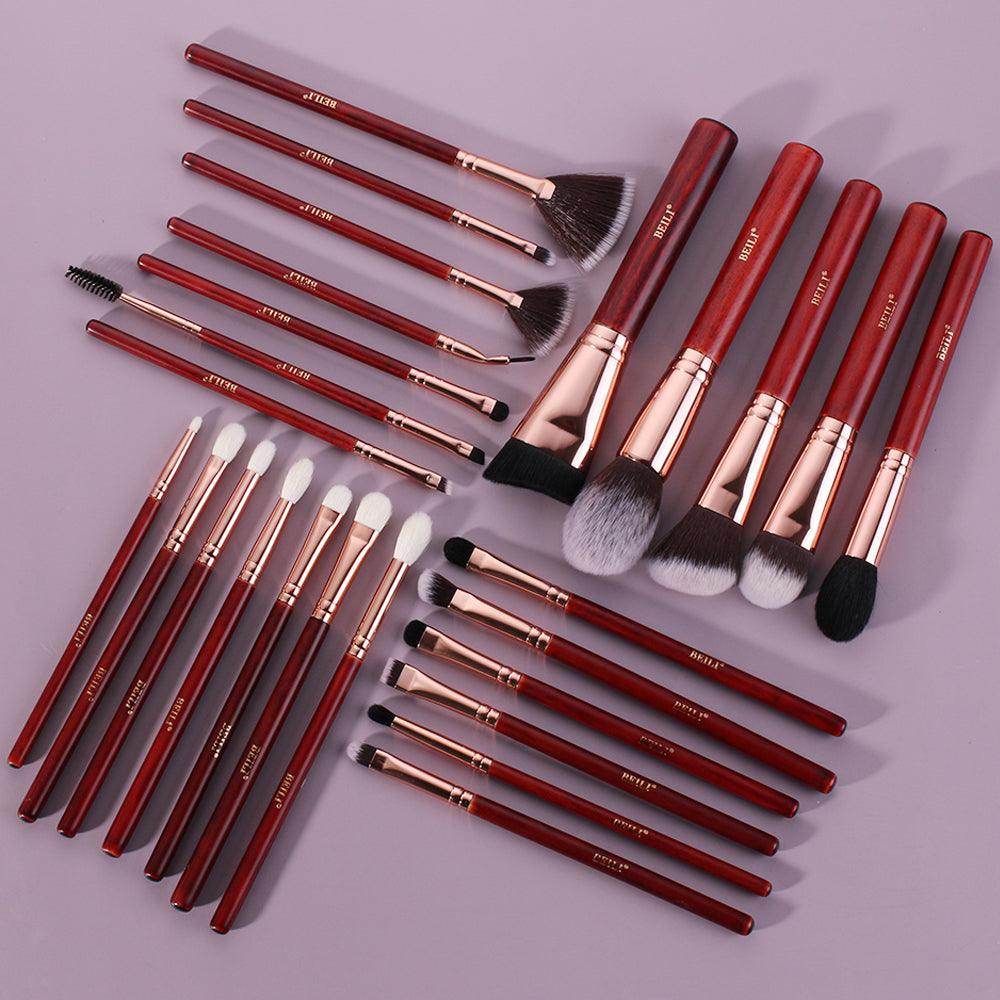 BEILI 25Pcs Redwood Professional Makeup Brush Set  RB25