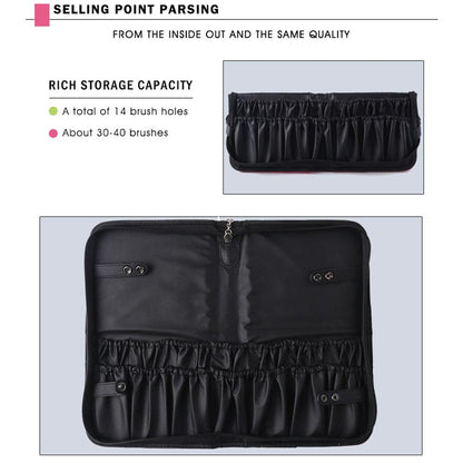 Ροζ Μόνιμη Βούρτσα Μακιγιάζ Organizer PB02