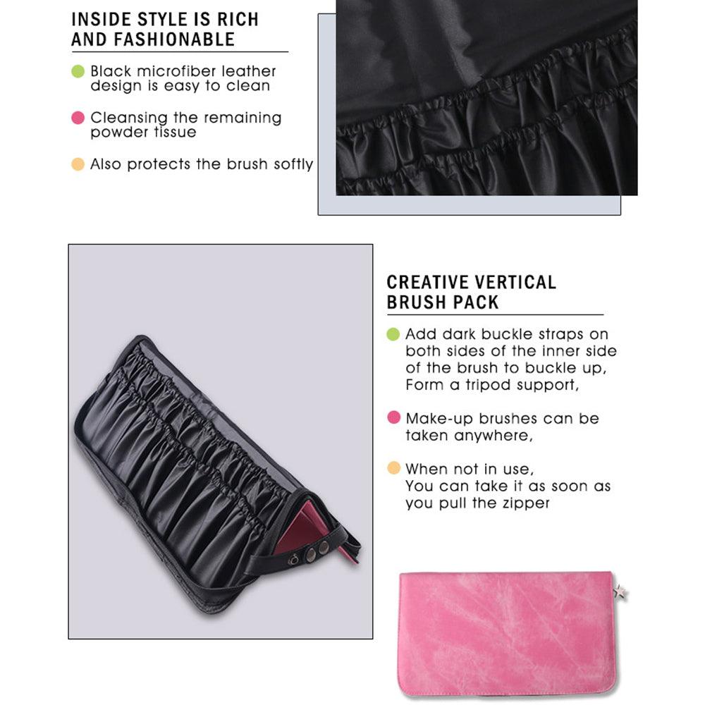 Ροζ Μόνιμη Βούρτσα Μακιγιάζ Organizer PB02