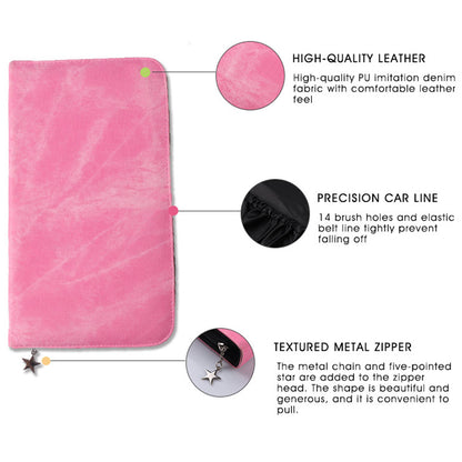 Розовый постоянный макияж кисти Организатор PB02