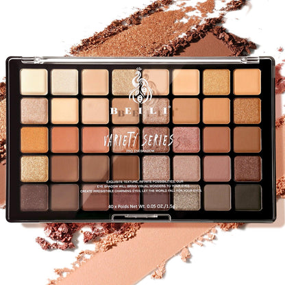 BEILI Neutral 40 Color Professional Eyeshadow Palette