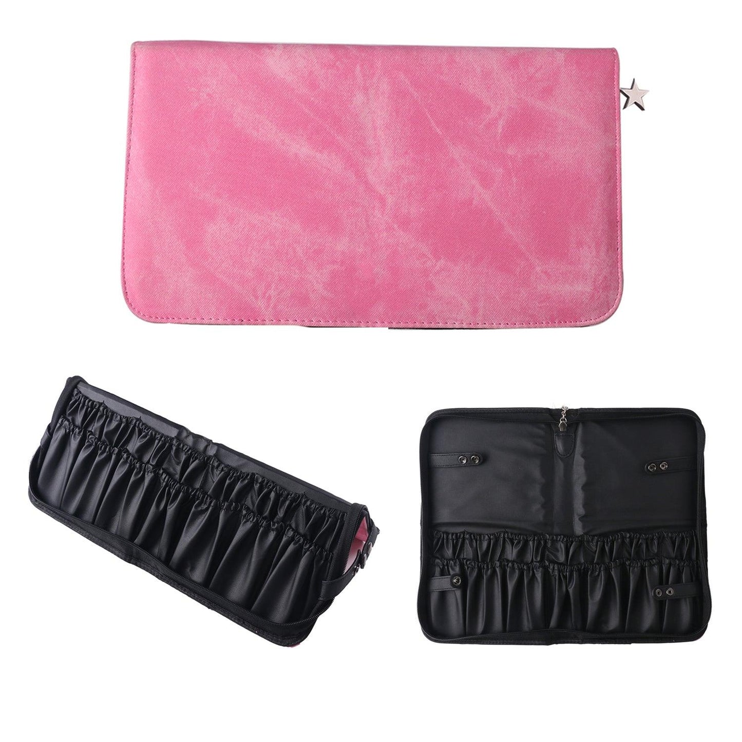 Ροζ Μόνιμη Βούρτσα Μακιγιάζ Organizer PB02