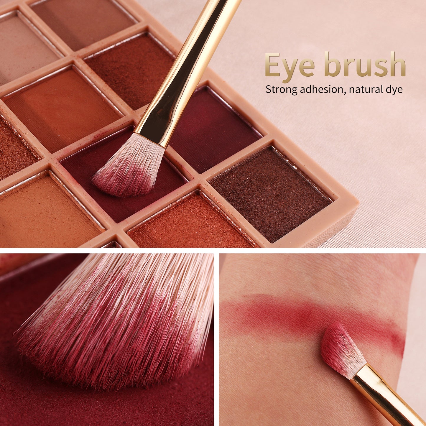 BEILI 30Pcs Premium Pink Vegan Professional Makeup Brush Set WG30