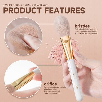 Pink Vegan Synthetic Professional Makeup Brush Set, White, 20Pcs  WG20 - BEILI Official Shop