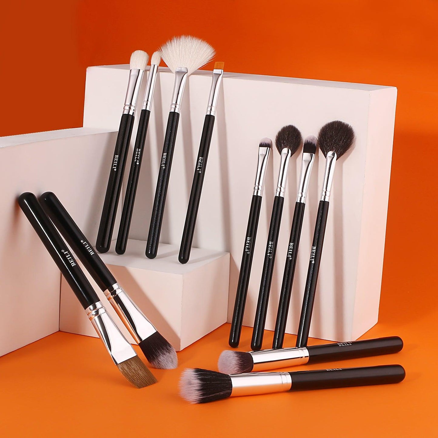 BEILI 42Pcs Professional Makeup Brush Set B42/B42T+With Holder