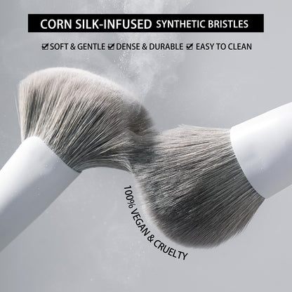 BEILI Pinselset Makeup White Make Up Pinsel Set-BS12