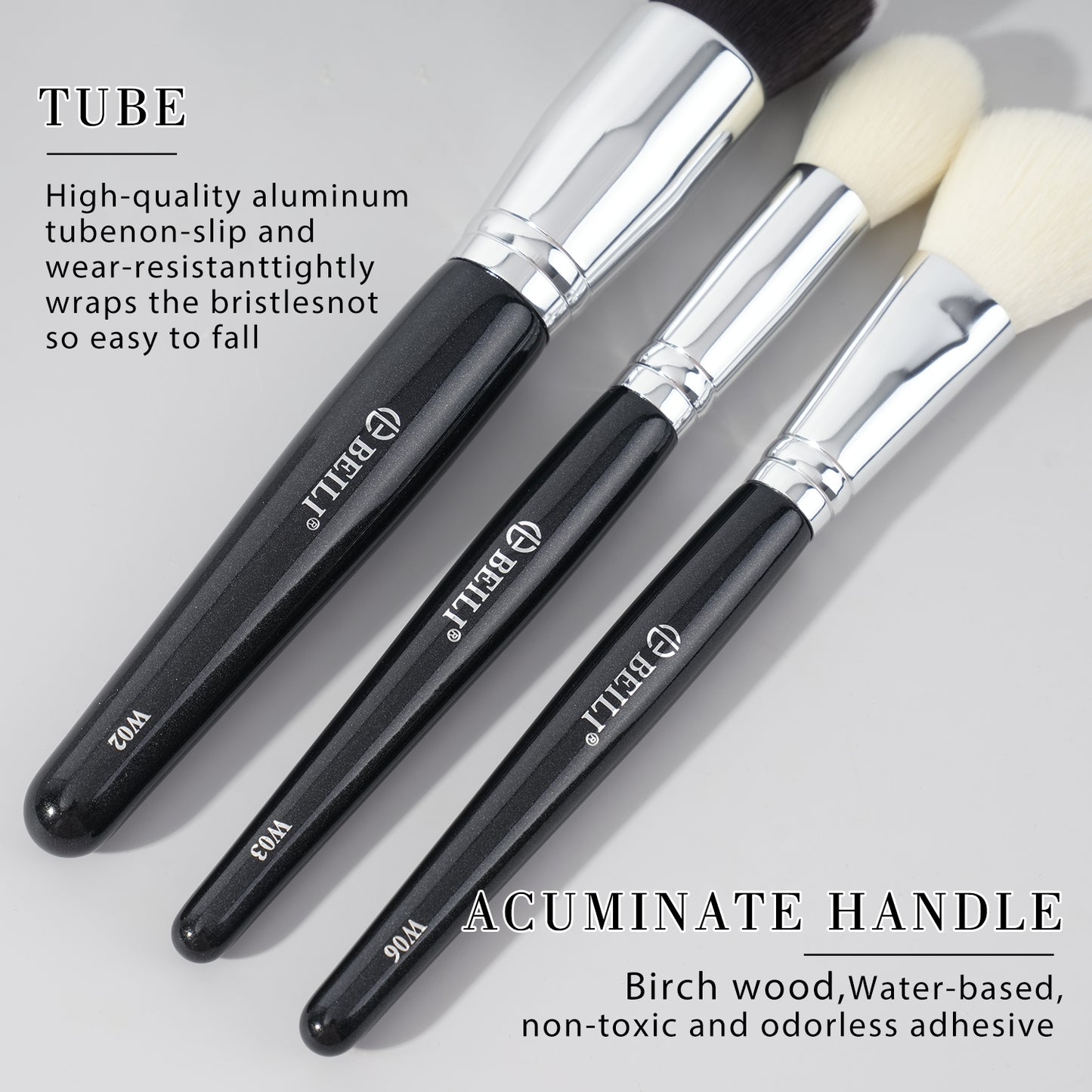 Water based paint makeup brush set（WZ6/WP6）