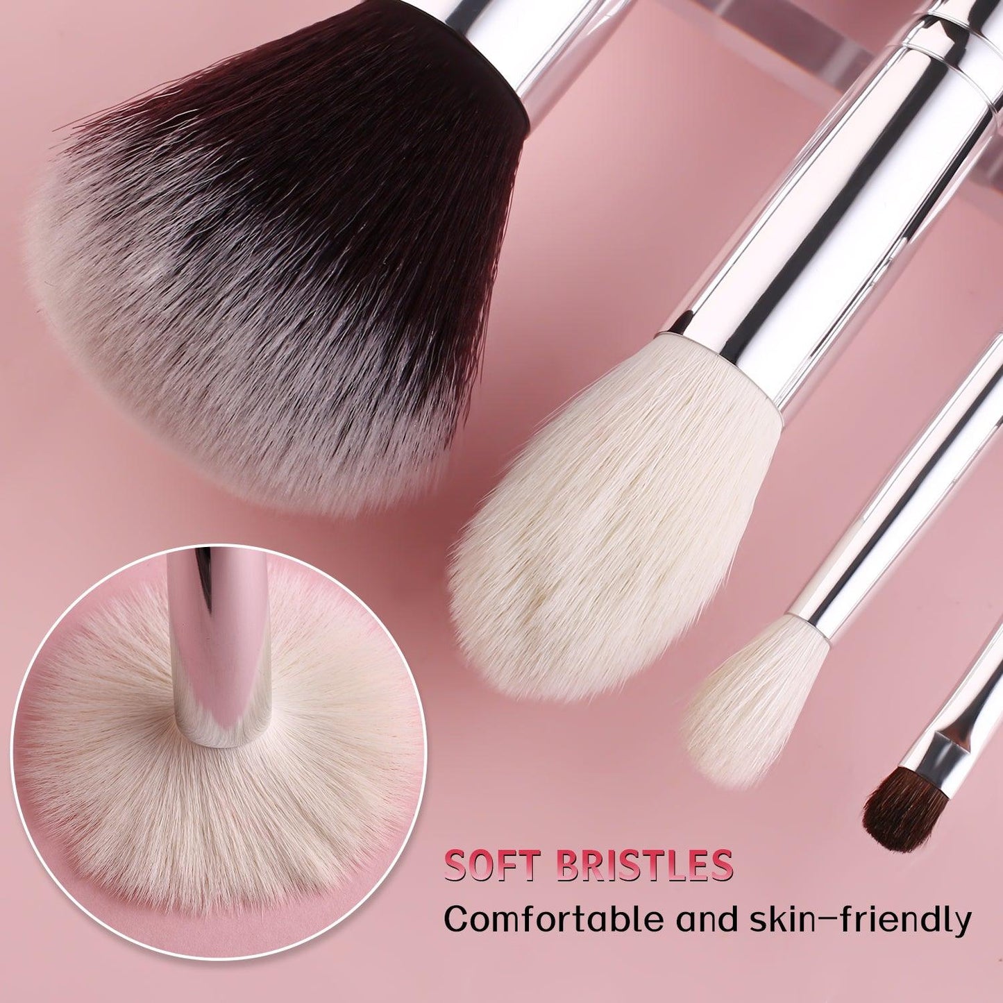 BEILI 30Pcs Professional Makeup Brush Set  With Holder B30/B30T