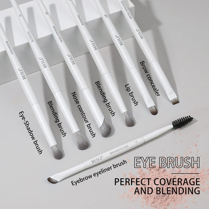 BEILI Pinselset Makeup White Make Up Pinsel Set-BS12
