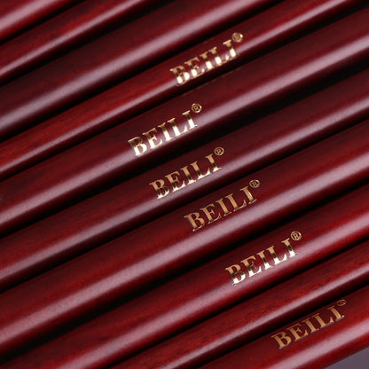 BEILI 15Pcs Redwood Eye Brush Set RE15