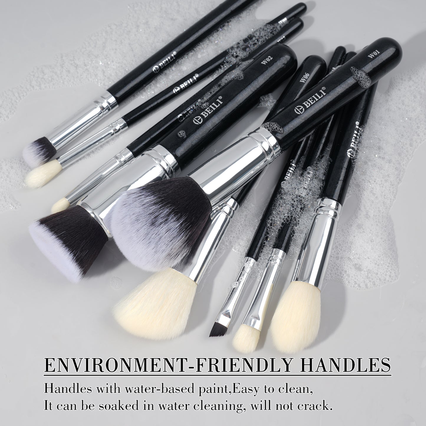 Water based paint makeup brush set（WZ9/WP9）