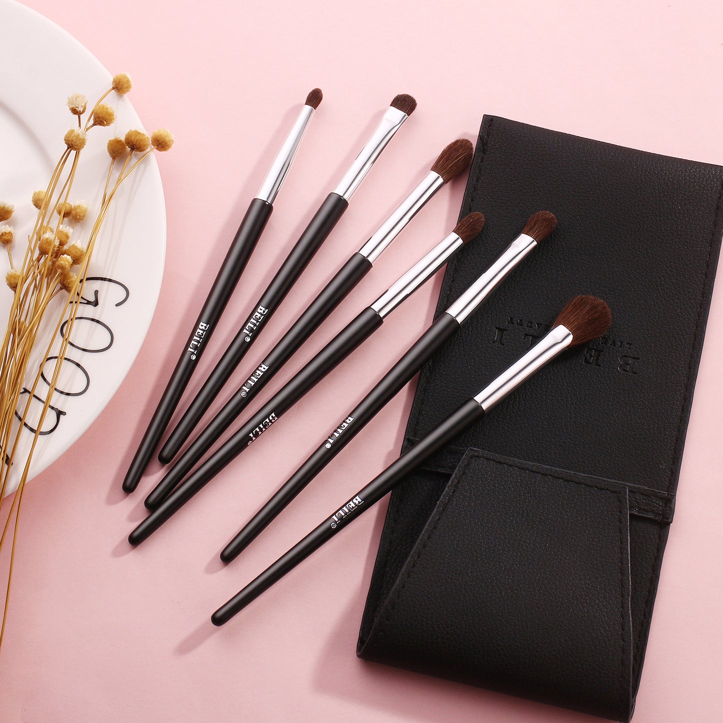 Professional Eyeshadow Brushes Set 6Pcs with Bag, Pony hair   PS2006 - BEILI Official Shop