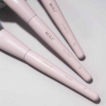 BEILI Pinselset Makeup Rosa Make Up Pinsel Set-FS12