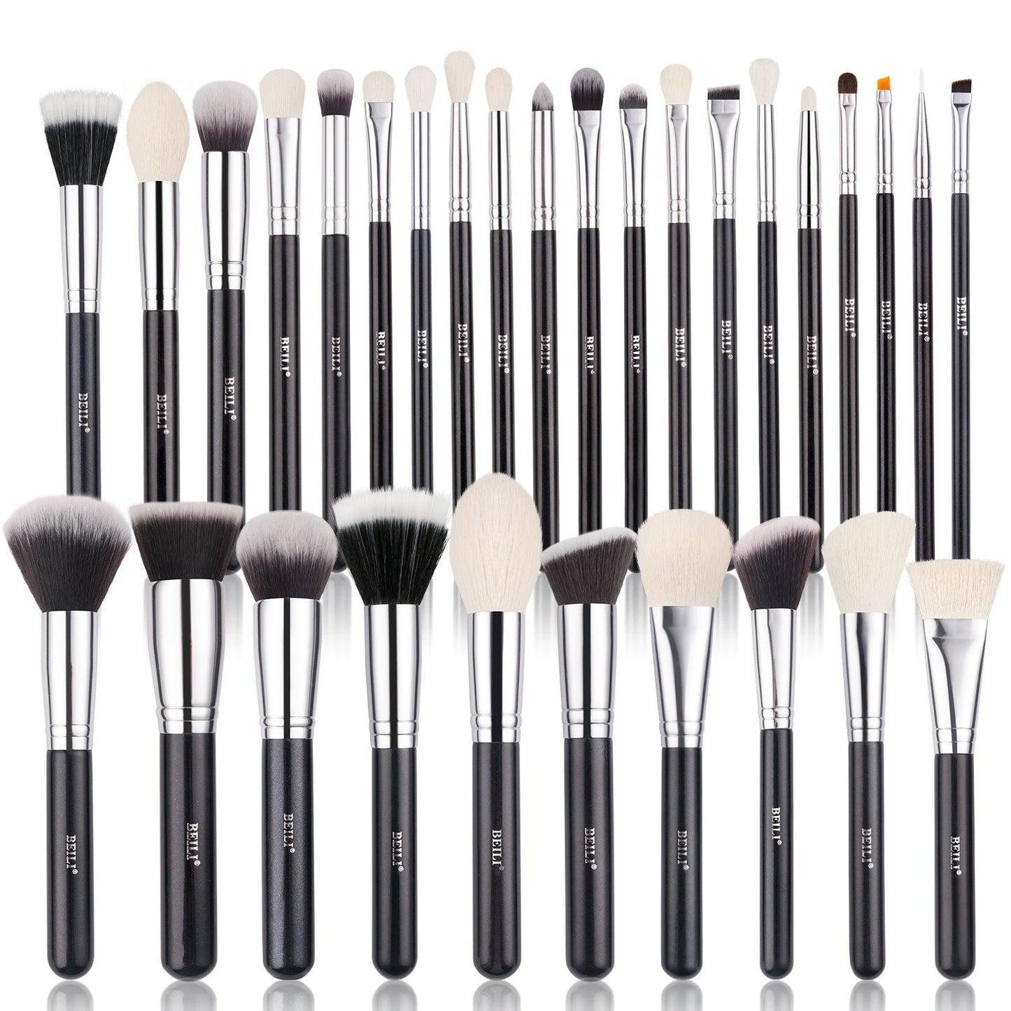 BEILI 30Pcs Professional Makeup Brush Set  With Holder B30/B30T
