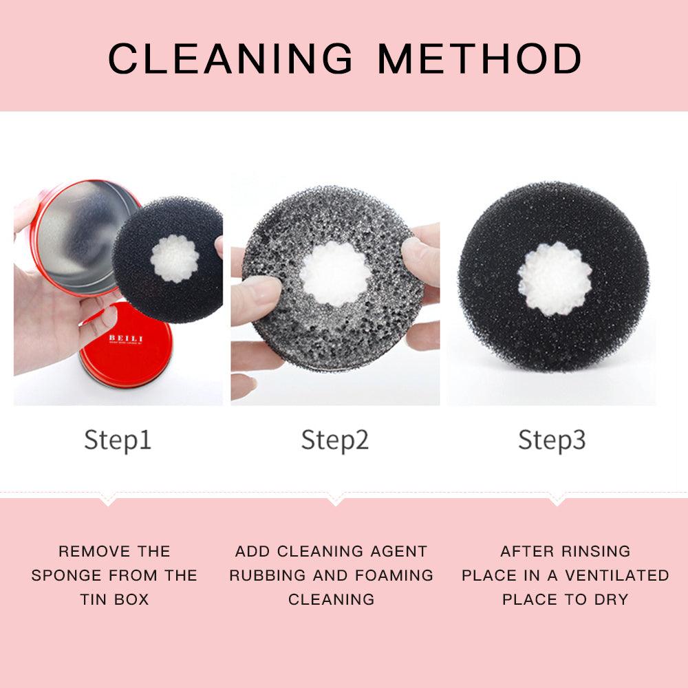 BEILI Makeup Brush Cleaning Pat Dry and Wet Red P1012