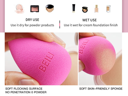 BEILI Fluffy Makeup Sponge Non-Latex Sponge Mixed-GQ