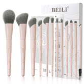 BEILI Pinselset Makeup Rosa Make Up Pinsel Set-FS12