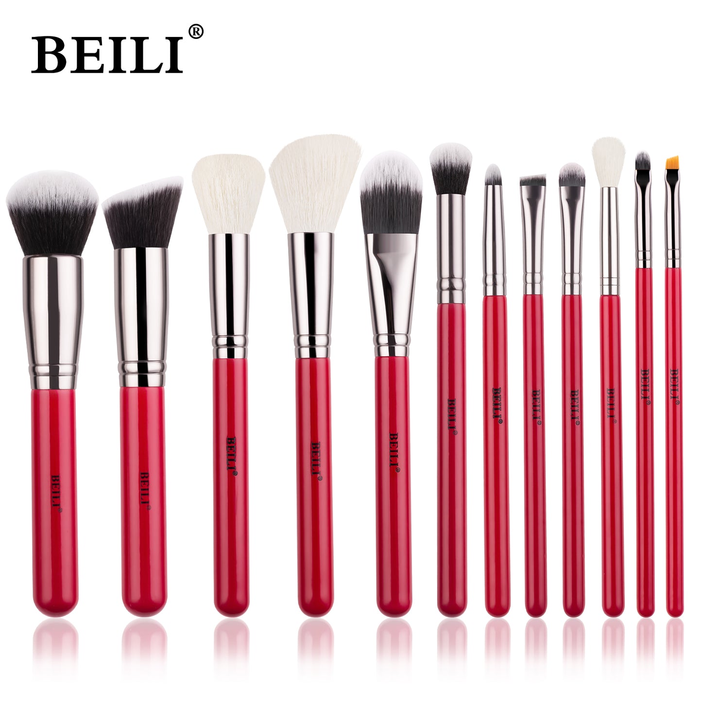 BEILI 30/25/20/12/8Pcs Professional Makeup Brush Set H30/H25/H20/H12