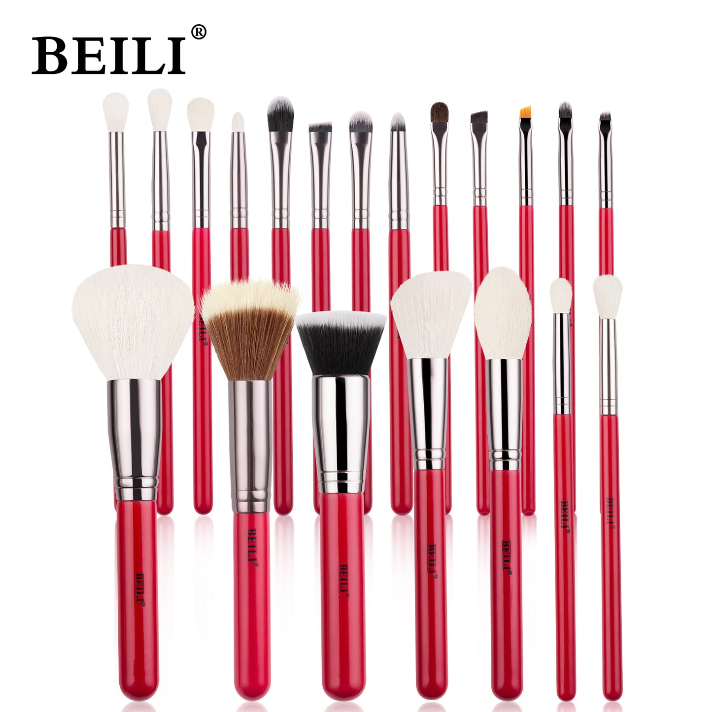 BEILI 30/25/20/12/8Pcs Professional Makeup Brush Set H30/H25/H20/H12
