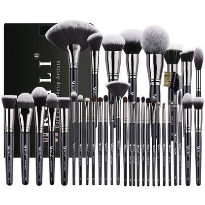 BEILI 35Pcs Complete Makeup Brush Set BX-S35