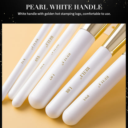 Black Natural-Synthetic Professional Makeup Brush Set 29Pcs, White  WB-S29 - BEILI Official Shop