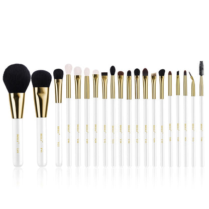 Black Natural-Synthetic Professional Makeup Brush Set 20Pcs, White   WB-S20 - BEILI Official Shop
